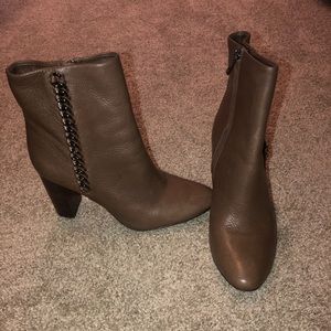 Coach Leather Booties